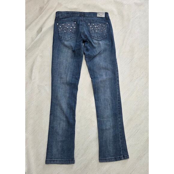 H&G boot cut bling woman's jeans size 7 (28x31 1/2) - Picture 6 of 6